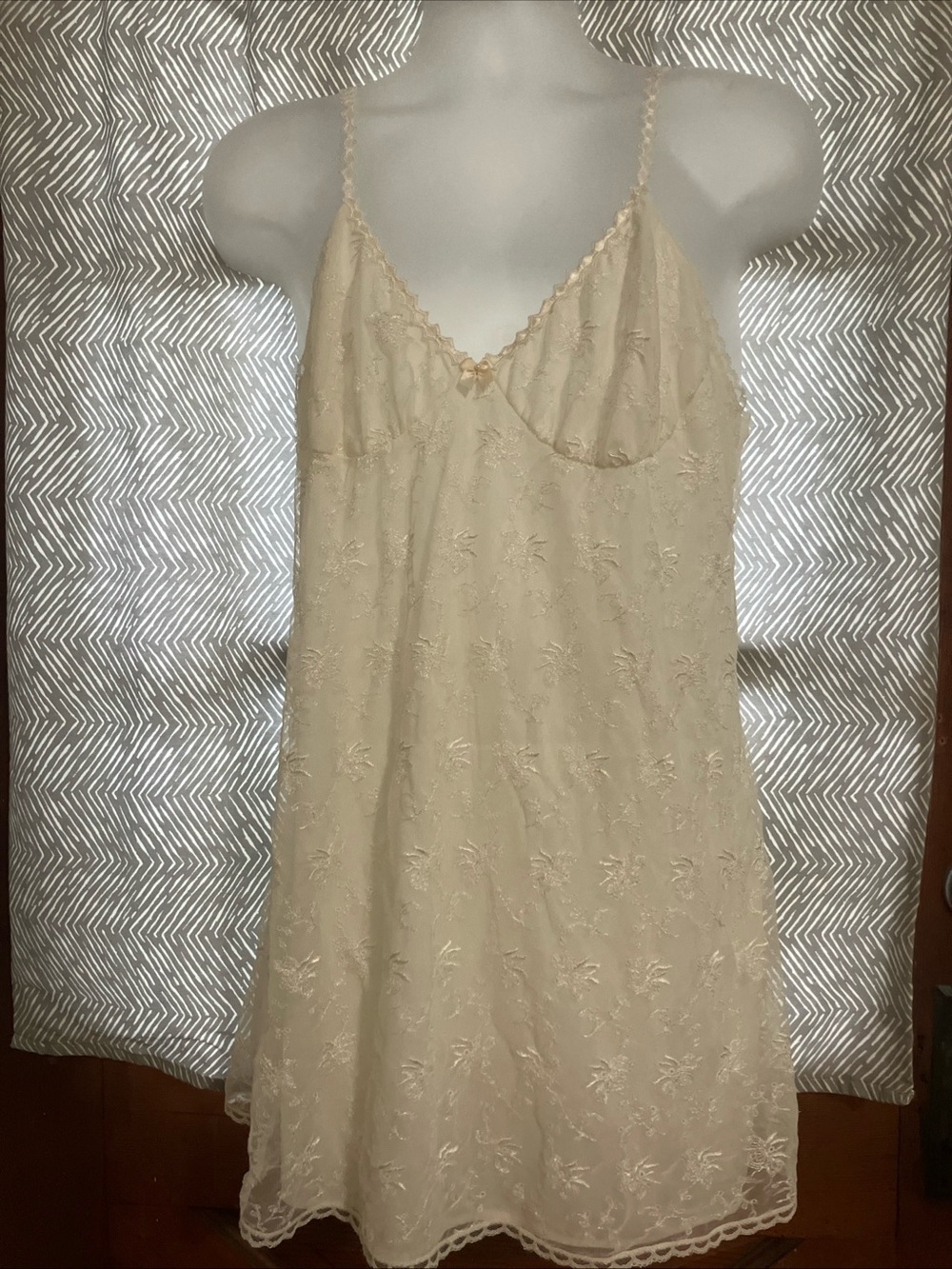 intimo amore vintage lace slip dress Size Large - Picture 2 of 7